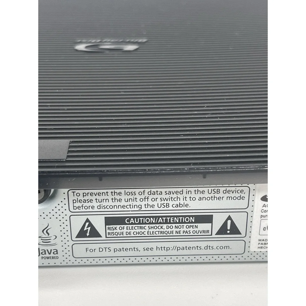 Samsung Smart Blu-Ray & DVD Player With WiFi Streaming BD-JM57C *READ